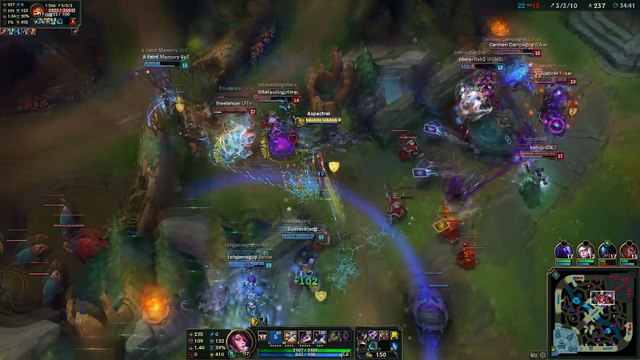 LoL Epic Moments #5 BJERGSEN AURELION SOL BARON STEAL!