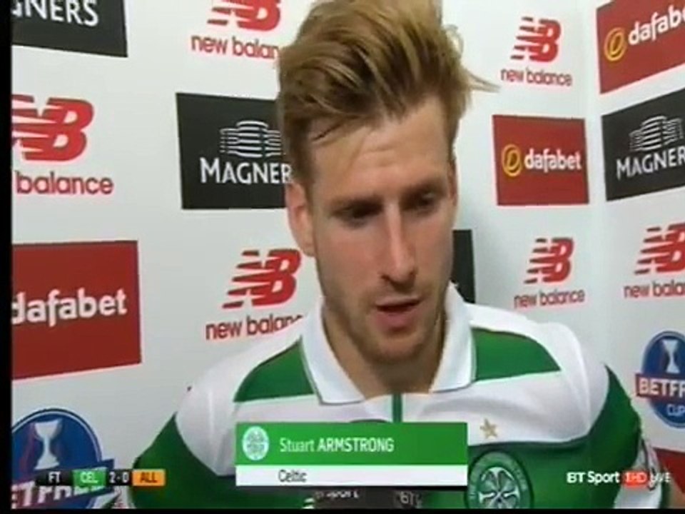 James Forrest & Stuart Armstrong Interview  Alloa 2 - 0