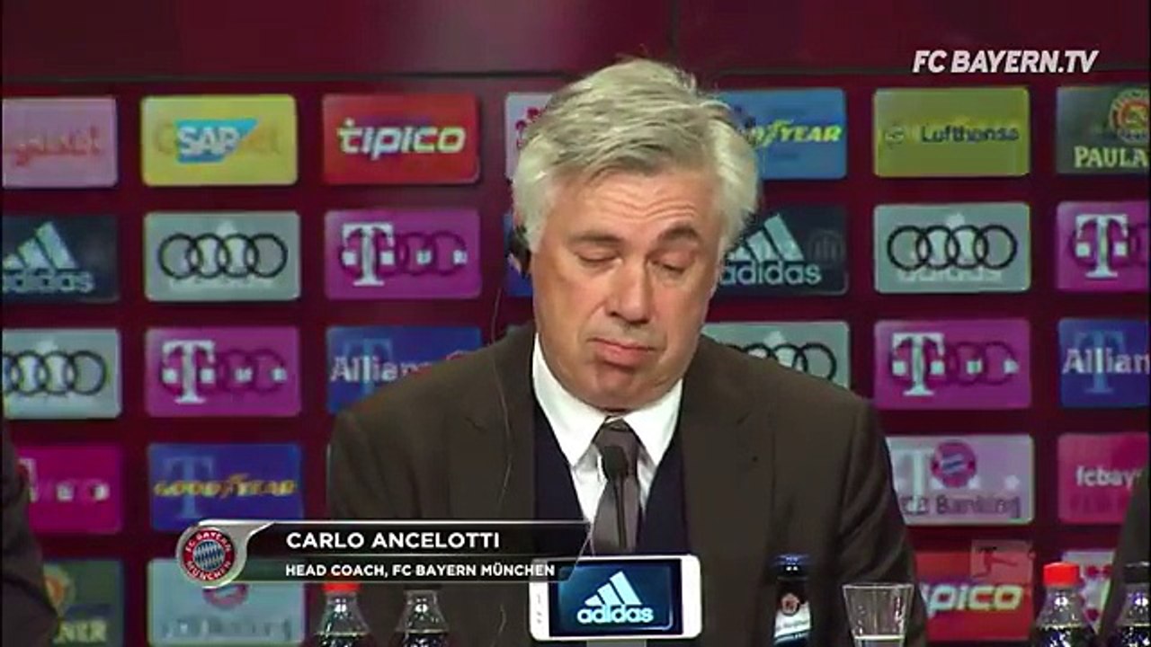 Carlo Ancelotti- 'Ribery und Robben sehr wichtig' - FC Bayern München - Hertha BSC Berlin 3-0