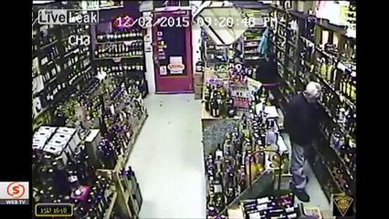 hırsızın arkasına bile bakmadan kaçtığı an