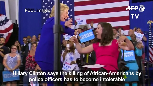 Clinton offers condolences to families of shooting victims