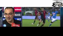 Intervista a Sarri post Genoa Napoli 0-0 LE POLEMICHE SUI FALLI NON CONCESSI ECC.. 21-09-16