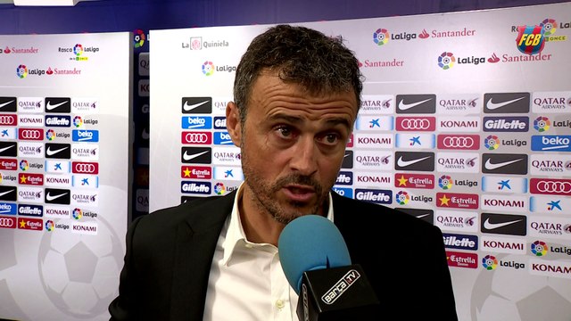 Luis Enrique says Barça deserved to win