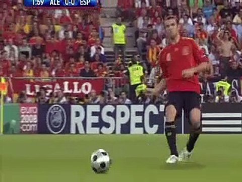 Final Eurocopa 2008 España 1 vs 0 Alemania 1/3