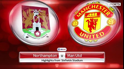 Northampton 1-3 Manchester United (EFL Cup)