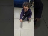 Little Girl's Excitement Infectious as She Chases Laser Pointer