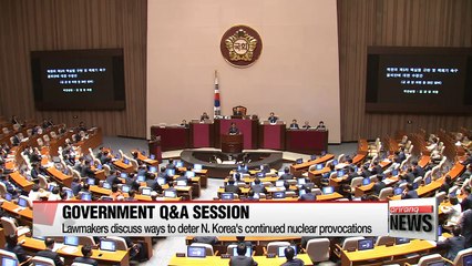 N. Korea tops agenda on day two of parliamentary Q&A
