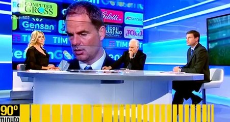 De Boer.Intervista Rai post Empoli-Inter 0-2.Serie A.21.09.2016