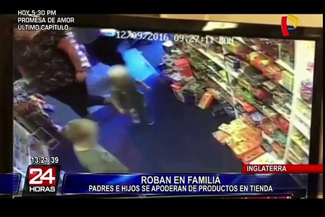 Inglaterra: esposos roban con ayuda de hijos menores de edad