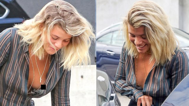 Sofia Richie Suffers Major Wardrobe Malfunction and Exposes Nipple