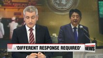 Japanese PM calls for different response to tackle N. Korea threats