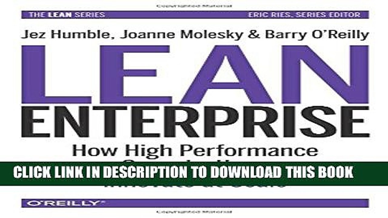 [PDF] Lean Enterprise: How High Performance Organizations Innovate at Scale Popular Collection