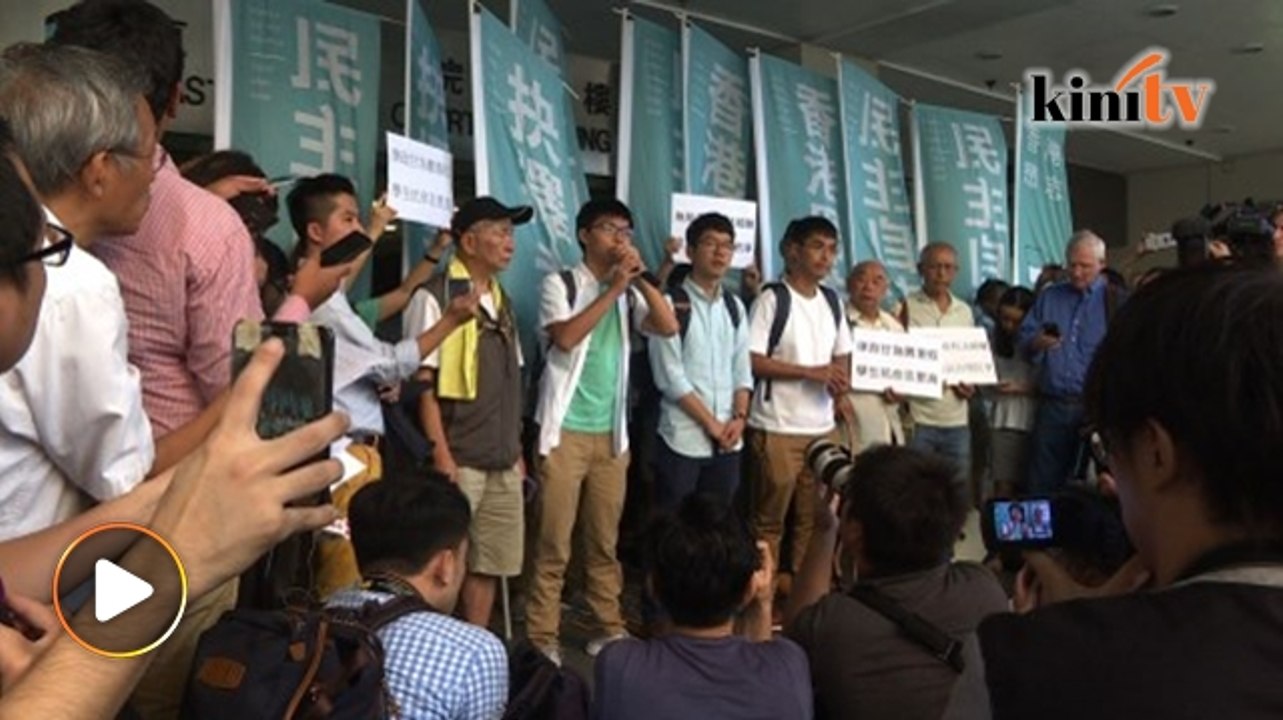 Pemimpin protes prodemokrasi bebas hukuman penjara