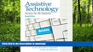 READ  Assistive Technology: Access for All Students (2nd Edition) FULL ONLINE