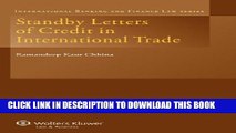 [PDF] Standby Letters of Credit in International Trade (International Banking   Finance Law
