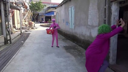 Headshot Joker Pranks Spiderman vs Frozen Elsa Superheroes Fun for kids-NXGADG1phNQ part