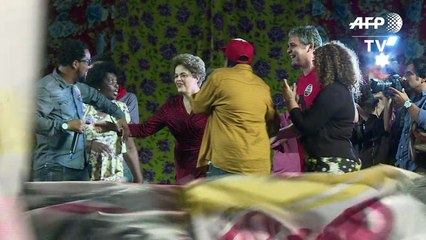 Rousseff hace su primera aparición pública tras destitución