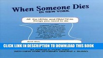 [PDF] When Someone Dies in New York: All the Legal   Practical Things You Need to Do When Someone