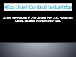 Dust Collector Manufacturer