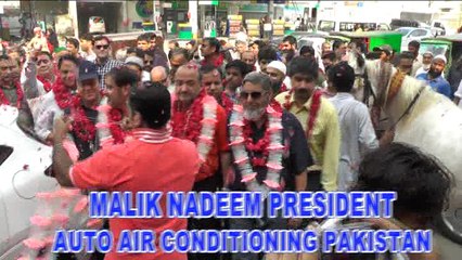 MALIK Nadeem President Auto Air Conditioning Pakistan Welcome PIAF Memebers