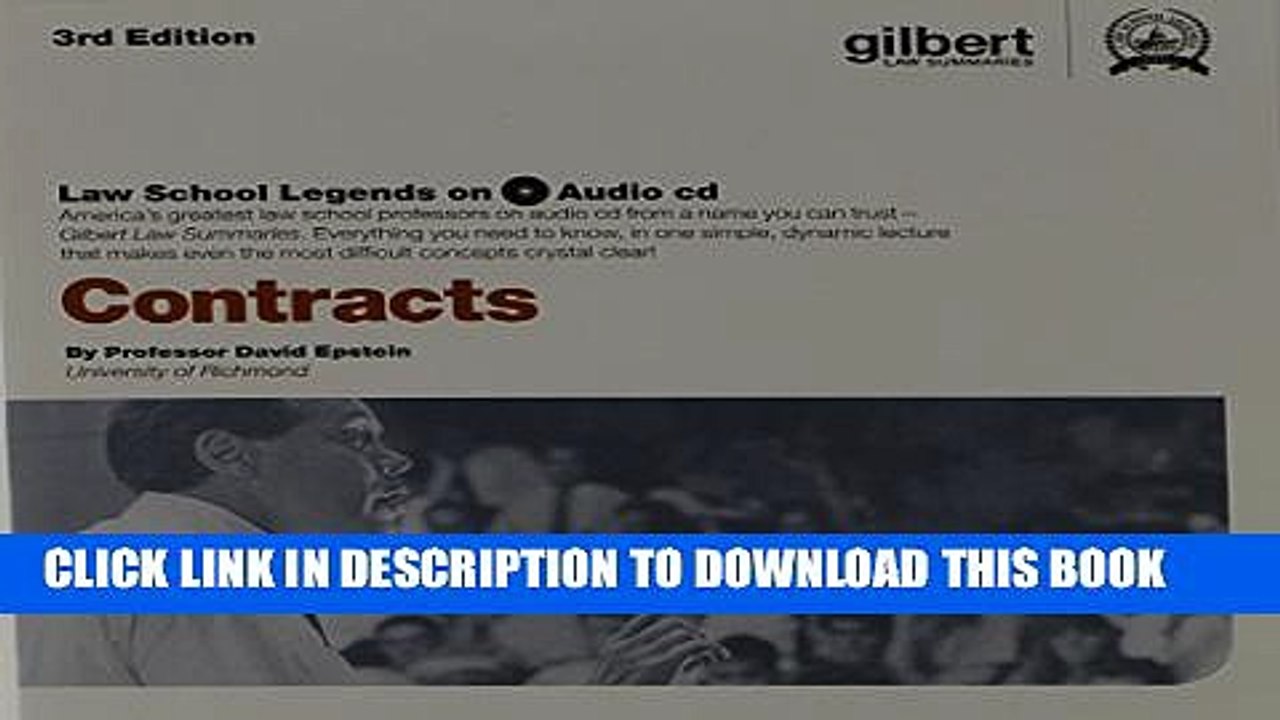 [PDF] Law School Legends Audio on Contracts (Law School Legends Audio Series) [Online Books]