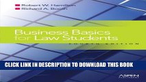 [PDF] Business Basics for Law Students: Essential Concepts and Applications (Essentials) [Full