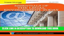 [PDF] Cengage Advantage Books: Essentials of the Legal Environment Today (Miller Business Law