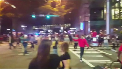 One shot as hundreds protest for second night in Charlotte
