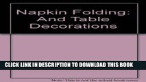 [PDF] Napkin Folding and Table Decorations Full Online