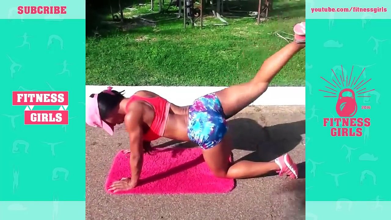 Yarishna Ayala - Fitness Model - Bodyweight Exercises of Outdooor Gym Workouts for Women ! !