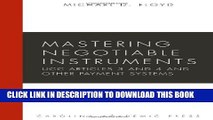 [PDF] Mastering Negotiable Instruments: Ucc Articles 3 and 4 and Other Payment Systems (Mastering