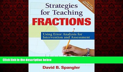 READ book  Strategies for Teaching Fractions: Using Error Analysis for Intervention and