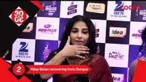 Vidya Balan Is Recovering From Dengue - Bollywood News - #TMT