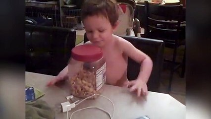 Cute Kid Finds His Favorite Snack
