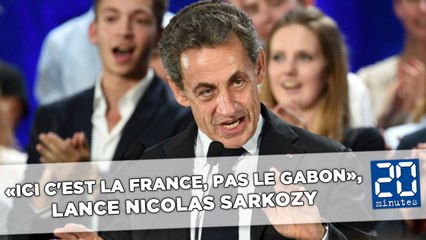 «Ici c'est la France, c'est pas le Gabon», lance Nicolas Sarkozy à des étudiants gabonais