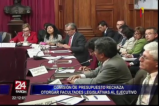 Comisión de Presupuesto rechaza otorgar facultades legislativas al Ejecutivo