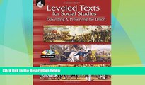 Must Have PDF  Leveled Texts for Social Studies - Expanding and Preserving the Union - Grades