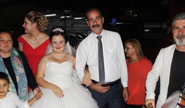Down sendromlu genç kızın düğün ve kına hayali gerçek oldu