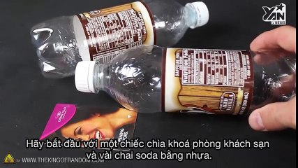Cách làm lọ đựng từ nắp chai soda
