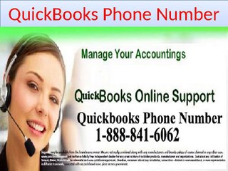 QuickBooks Customer Service 1-888-841-6062 Support Number