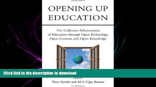 FAVORIT BOOK Opening Up Education: The Collective Advancement of Education through Open