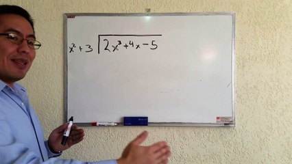 División polinomios ejemplo 2