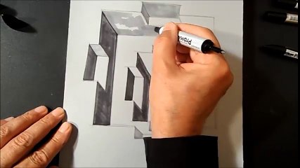 Hướng dẫn vẽ hố mê cung 3D đầy sáng tạo