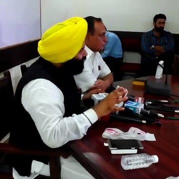 Aam Aadmi Party Himmat singh shergill press conference