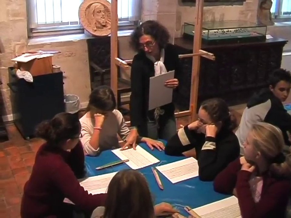 Le Service d'Action Culturel au Musée des Antiquités en 2005.