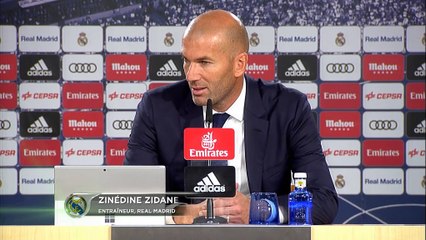 5e j. - Zidane : ''Rien à reprocher à mes joueurs''