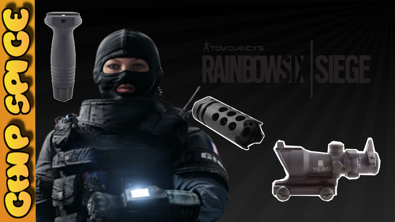 Rainbow 6 Siege Twitch Famas F2 best weapon attachment guide - video ...