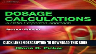 [PDF] Dosage Calculations: A Ratio-Proportion Approach Full Online
