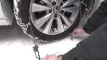 POLAIRE XK9 2016 : passanger car snow Chain removing - Chaine à neige tourisme démontage