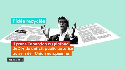 Recyclée, en vogue, ou nouvelle : trois propositions d'Arnaud Montebourg